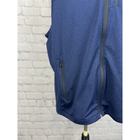 Vineyard Vines On The Go Shep Vest Men XL 92%Polyester 8%Spandex Blue, Pockets - Picture 6 of 13